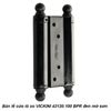 Bản lề cửa lò xo VICKINI 43120.100 BPR đen mờ sơn
