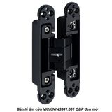  Bản lề âm cửa VICKINI 43341.001 OBP đen mờ 