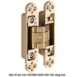  Bản lề âm cửa VICKINI 43341.001 SG vàng mờ 