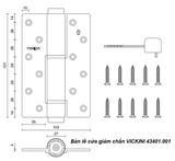 Bản lề cửa giảm chấn VICKINI 43401.001 SPR bạc mờ 