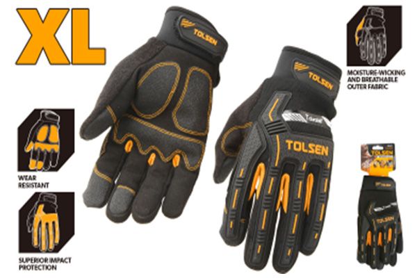  Găng tay cơ khí công nghiệp size XL Tolsen 45047 