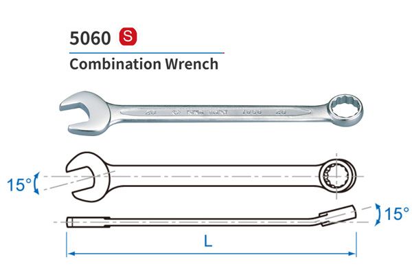  Cờ lê vòng miệng hệ Inch 1/2 inch Kingtony 5060-16 