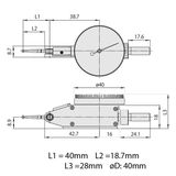  Đồng hồ so chân gập Mitutoyo 513-425-10E (0.6mm/0.002mm) 