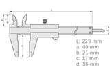  Thước cặp cơ Mitutoyo 530-312 (0-6/0-150mm/0.02mm) 