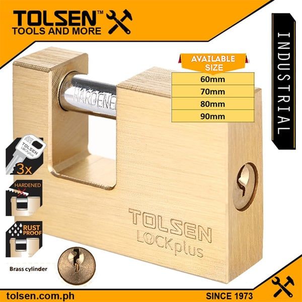  Ổ khóa cầu ngang 70mm Tolsen 55118 
