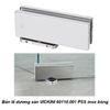 Bản lề dương sàn VICKINI 60110.001 PSS inox bóng