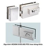  Kẹp kính VICKINI 61053.002 PSS inox bóng khóa 