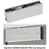 Kẹp kính VICKINI 61200.001 PSS inox bóng trên