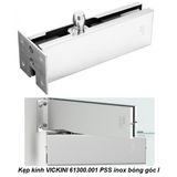  Kẹp kính VICKINI 61300.001 PSS inox bóng góc chữ I 