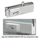  Kẹp kính VICKINI 61500.001 PSS inox bóng khóa 2 đầu 