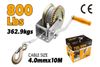 Pa lăng cáp quay tay 800lbs/ 362kg 4mmx10m Tolsen 62451