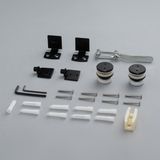  Bộ bánh xe kẹp kính VICKINI 67040.001 OBP đen mờ 