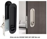  Khóa cửa lùa VICKINI 74001.001 OBP đen mờ 