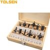 Bộ mũi phay gỗ 6mm 12 mũi Tolsen 75680