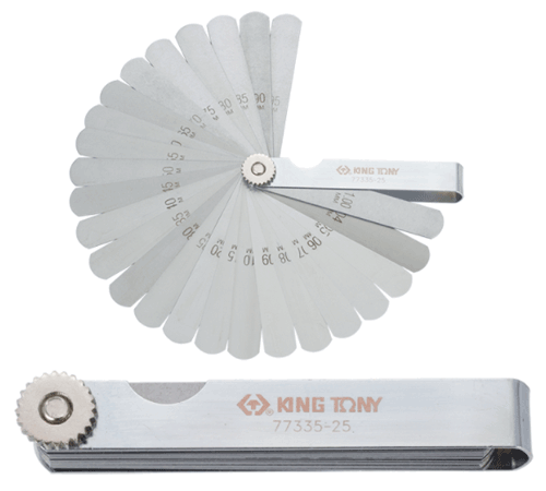  Thước đo khe hở 25 chi tiết từ 0.04-1.0mm Kingtony 77335-25 