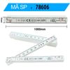 Thước lá gấp 1m màu trắng Shinwa 78606