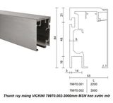  Thanh ray máng VICKINI 79970.002-3000mm MSN ken xước mờ 