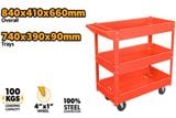  Xe đẩy đựng đồ nghề 3 tầng Tolsen 80221 