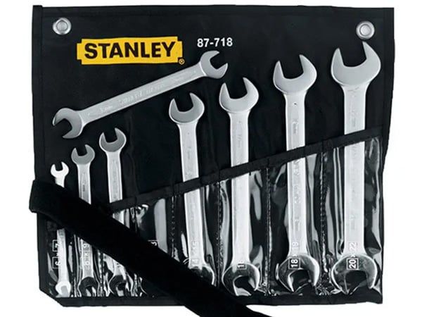  Bộ cờ lê 2 đầu miệng 8 chi tiết 6-22mm Stanley 87-718-1 
