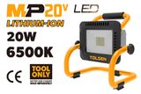  Đèn LED chiếu sáng dùng pin 20V Tolsen 87312 