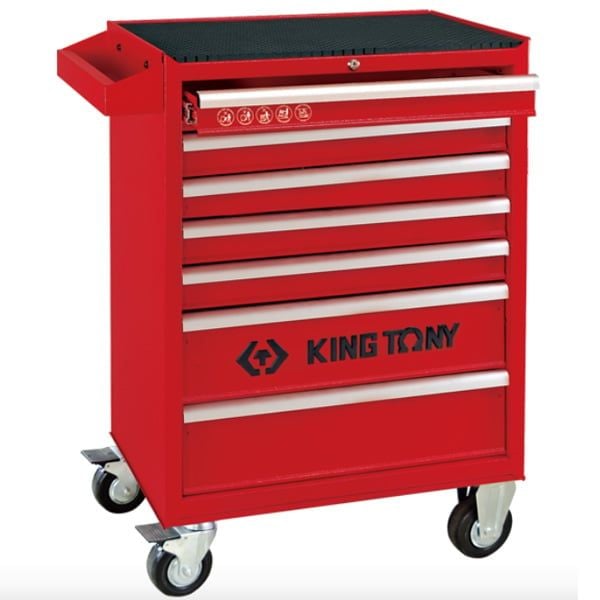 Tủ đựng đồ nghề 7 ngăn đỏ Kingtony 87434-7B 