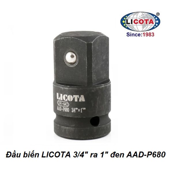  Đầu biến 3/4 ra 1 màu đen LICOTA AAD-P680 
