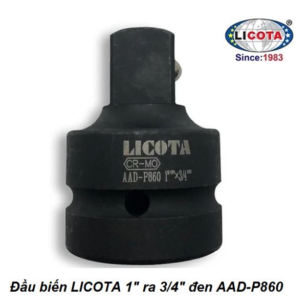  Đầu biến 1 ra 3/4 màu đen LICOTA AAD-P860 