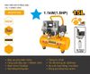 Máy nén khí không dầu 15L INGCO ACS111152