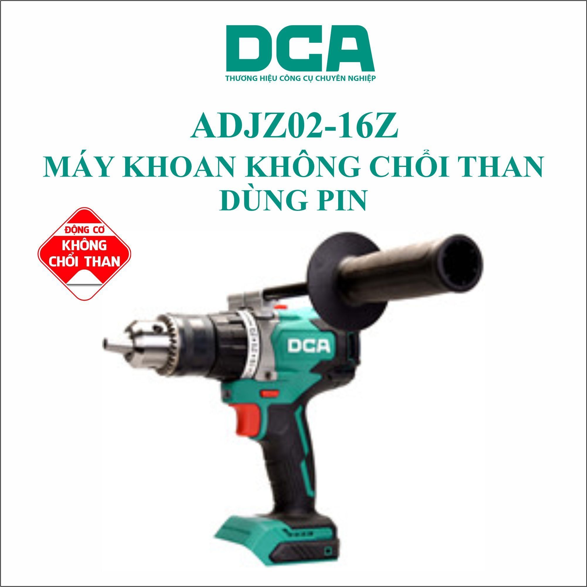  Máy khoan vặn vít dùng pin 20V DCA ADJZ02-16Z 