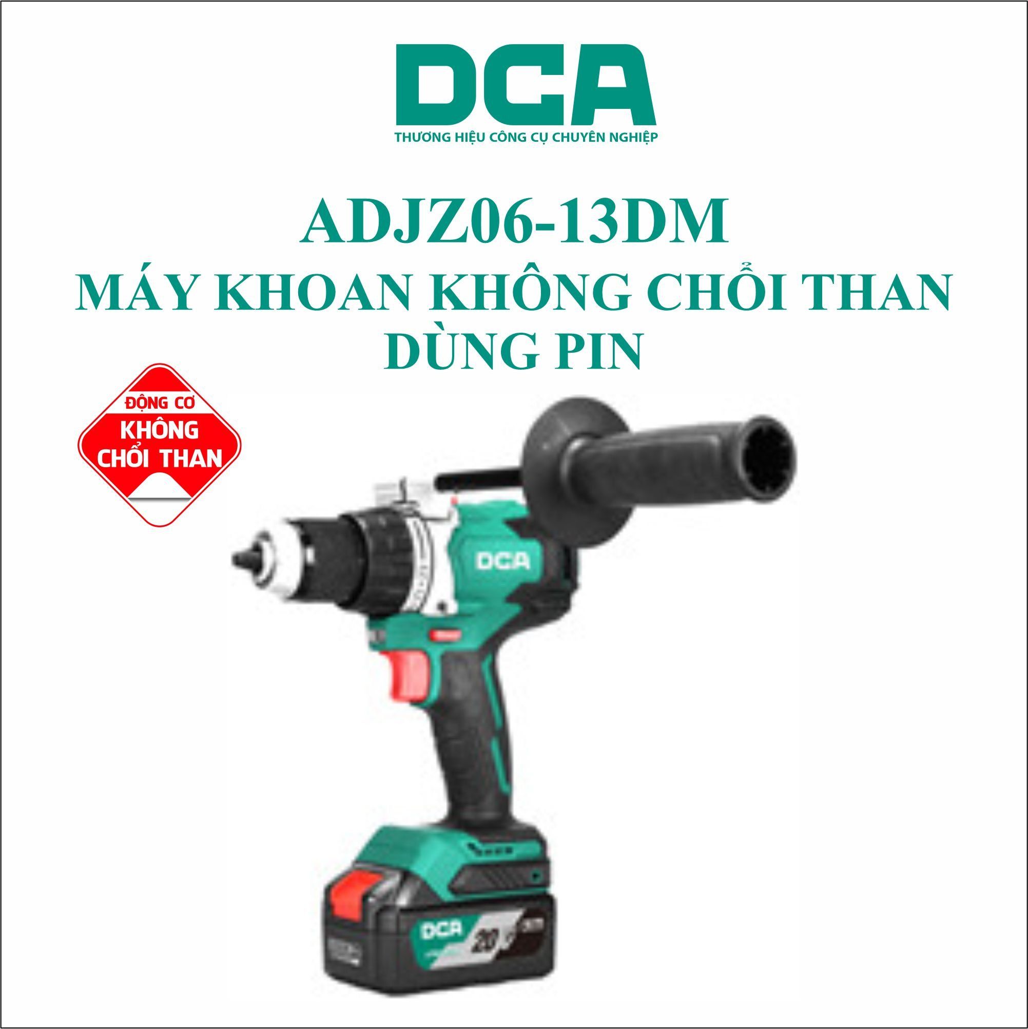  Máy khoan vặn vít dùng pin 20V DCA ADJZ06-13DM 