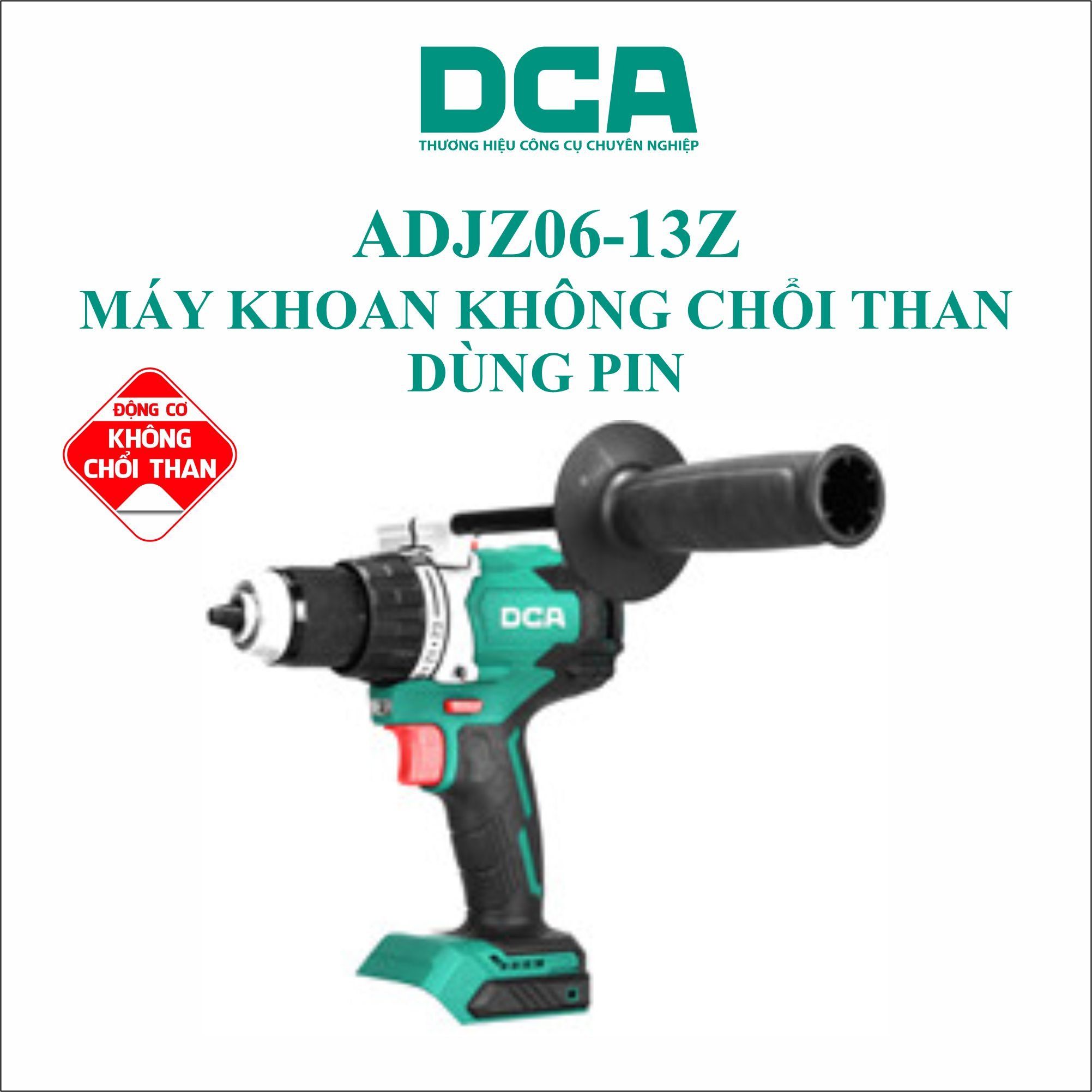  Máy khoan vặn vít dùng pin 20V DCA ADJZ06-13Z 