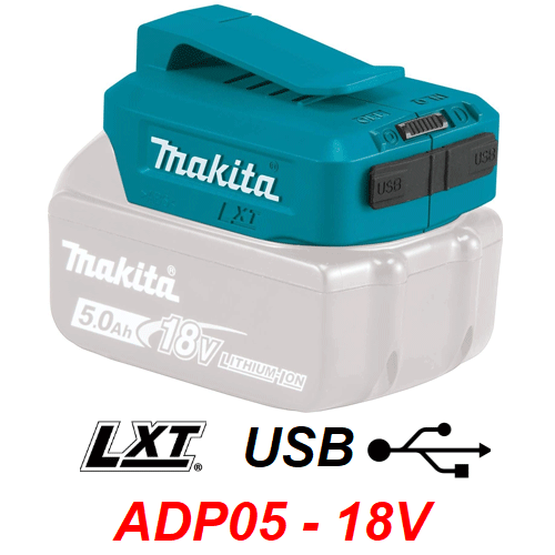  Bộ chuyển đổi Makita 18V cho USB ADP05 (Adapter for USB) 