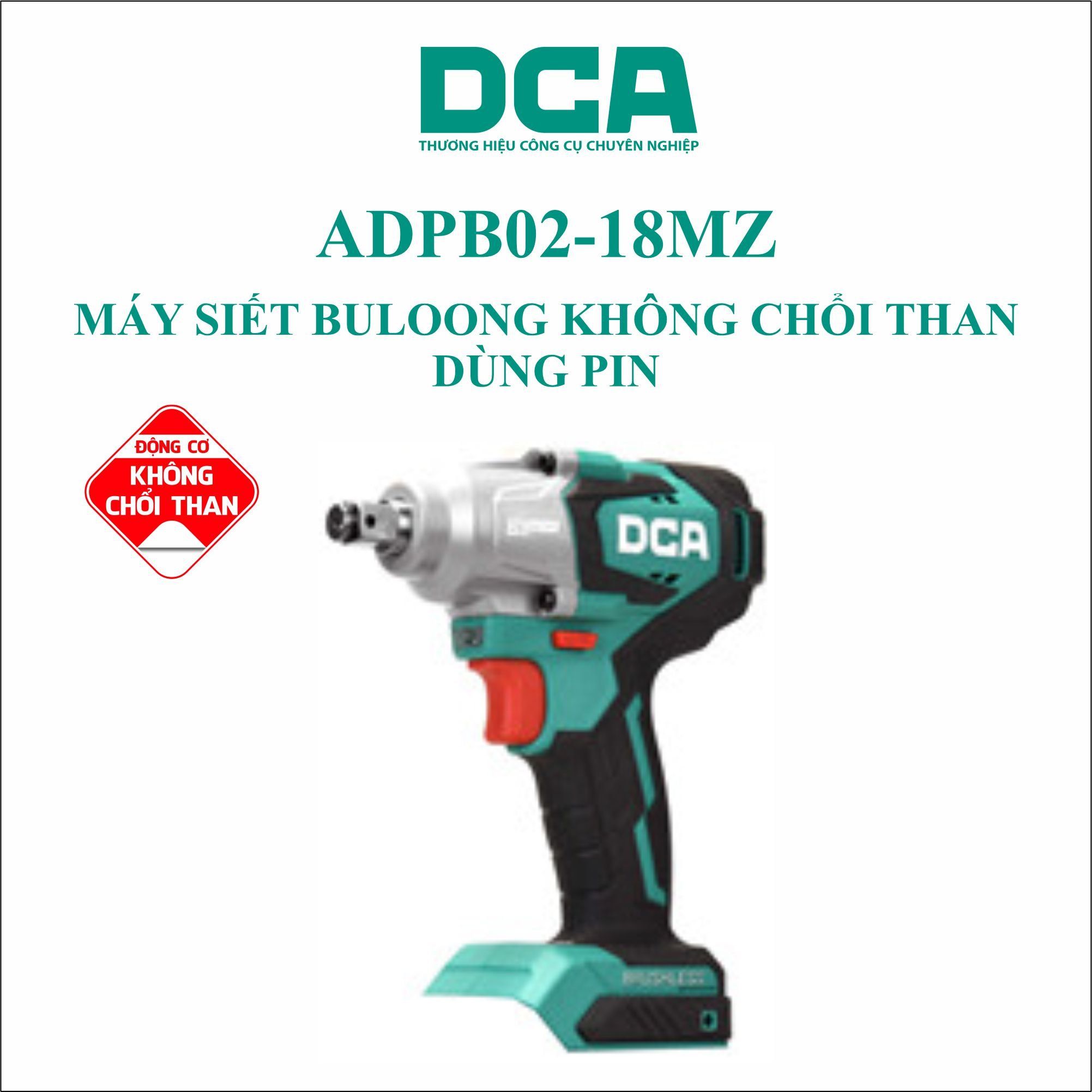  Máy vặn bu lông dùng pin 20V ADPB02-18MZ 