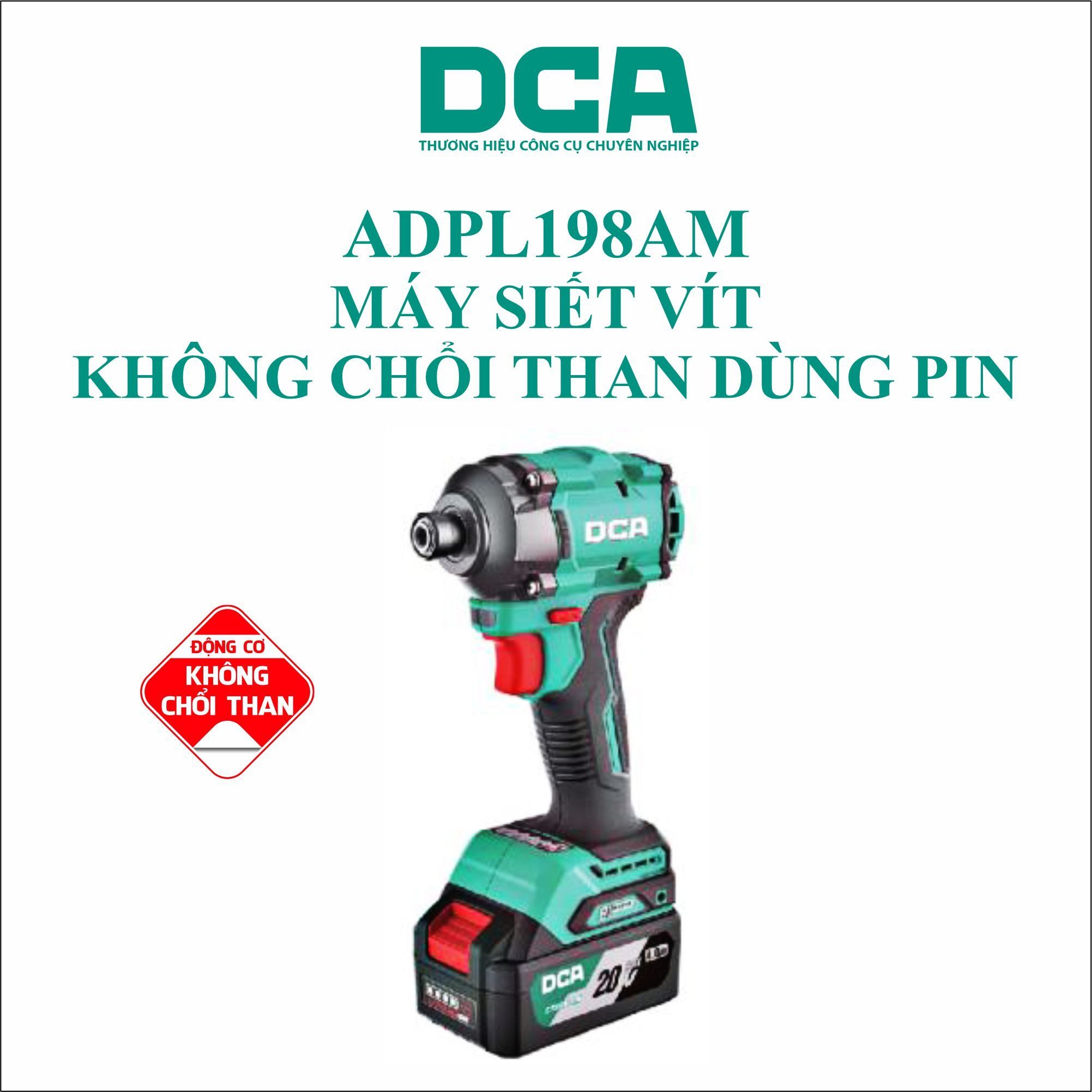  Máy vặn vít dùng pin 20V DCA ADPL198AM 