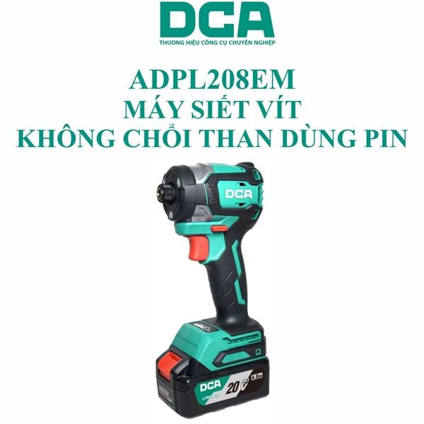  Máy vặn vít dùng pin 20V DCA ADPL208EM 