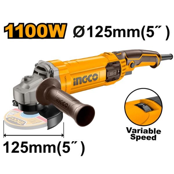  Máy mài góc 1100W-125mm INGCO AG1100385 