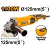 Máy mài góc 1100W-125mm INGCO AG1100385