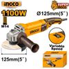Máy mài góc 1100W-125mm INGCO AG110038