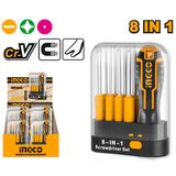  Bộ 9 tua vít đa năng Ingco AKISD0901 