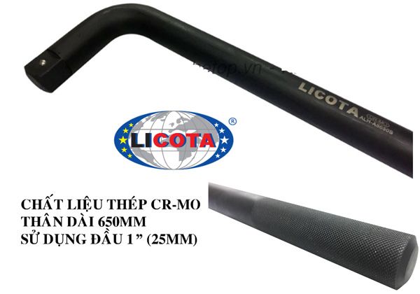  Cần siết đầu cong chữ L 1 Inch dài 26 Inch LICOTA ALH-A8650S 