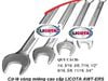 Cờ lê vòng miệng cao cấp 7/16 Inch LICOTA AWT-ERS0004