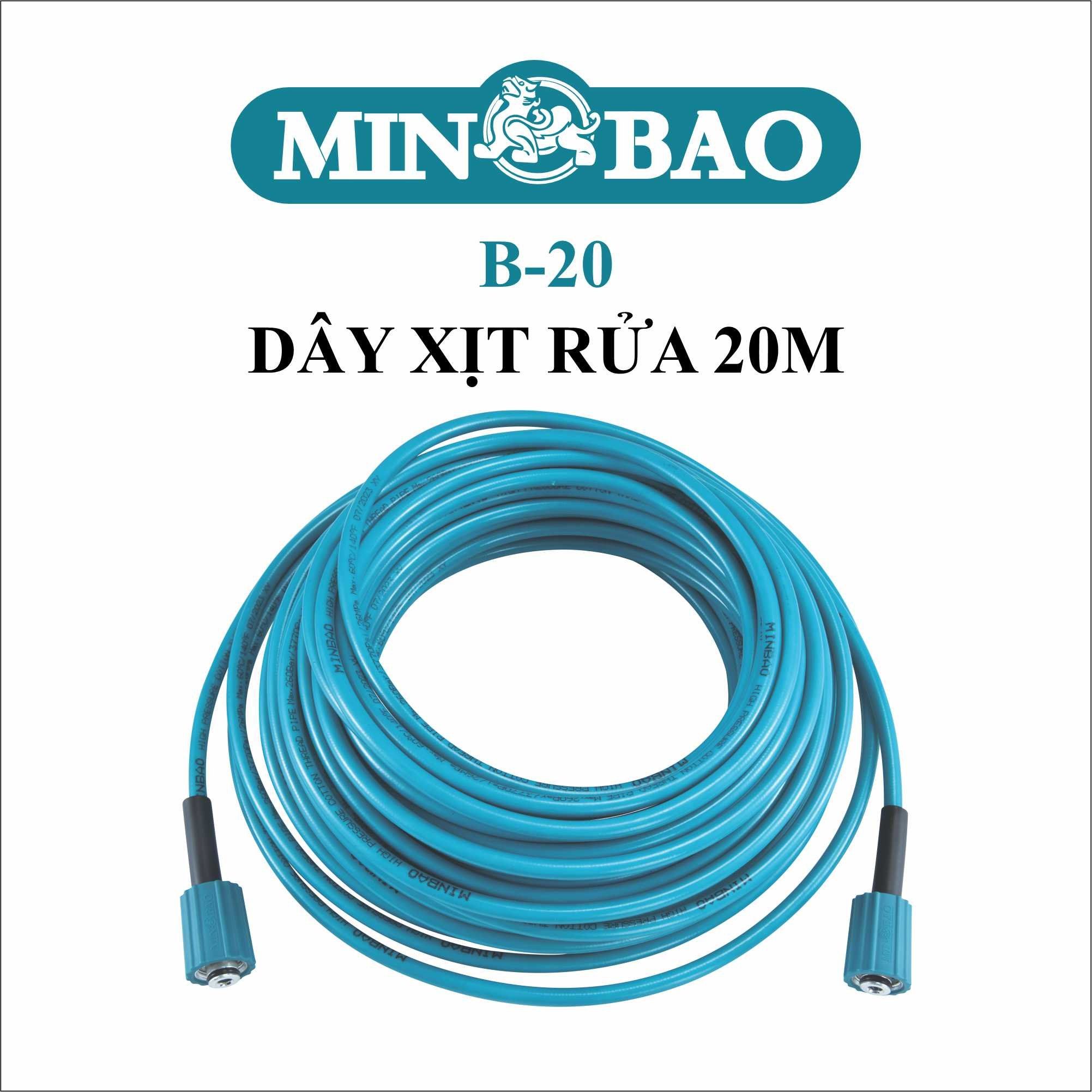  Dây xịt rửa 20mm MINBAO B-20M 