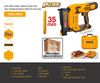 Máy bắn đinh chỉ dùng pin 20V 10-35mm INGCO CBNLI3603