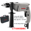 Bộ máy khoan động lực Crown CT10065 BMC kèm 9 mũi khoan