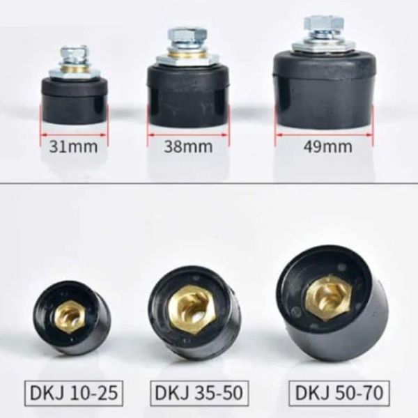  Đầu giắc cái máy hàn 10-25 