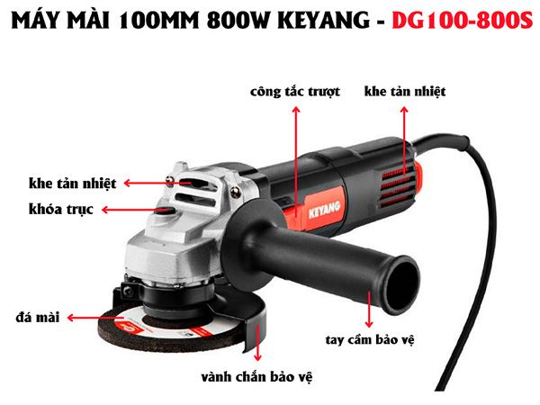  Máy mài góc Keyang DG100-800S 