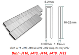  Súng bắn đinh chữ U Bret 422J 