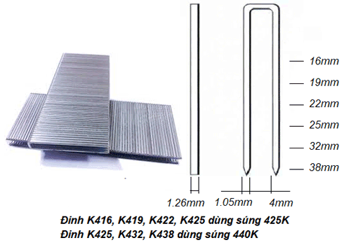 Đinh K công nghiệp Meite K419