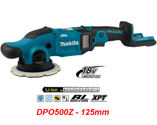  Máy đánh bóng dùng pin 18V Makita DPO500Z 