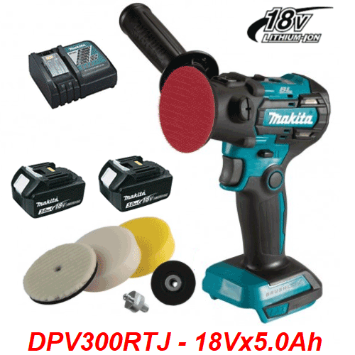  Máy đánh bóng dùng pin 18V Makita DPV300RTJ 